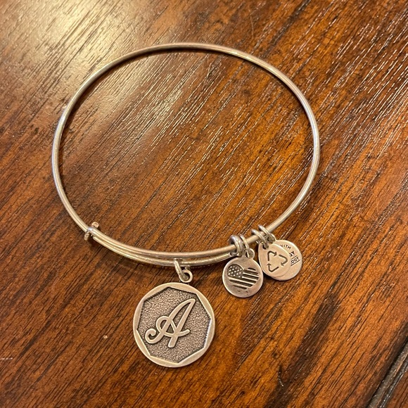 Alex and Ani A Bracelet - Picture 1 of 3